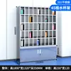 Armário de Copos para Funcionários em Aço Inoxidável Oficina de Fábrica Porta-Copos Armário de Armazenamento de Copos com Múltiplos Compartimentos Armário de Armazenamento de Copos de Chá Armário de Armazenamento
