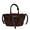 Bolso de Tote Retro para Viajes de Negocios Mujer Nuevo Otoño 2026 de Alto Valor Elegante Casual Bolso Cubo de un Solo Hombro