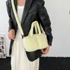 Bolsa de Algodón Sencilla y Elegante para Mujer, Nuevo Modelo 2026, Bolso de Mano y Bolso de Hombro Ligero, Bolso Cruzado Versátil y de Moda