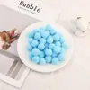 Bolas de felpa coloridas de 5 cm, grandes y de alta elasticidad, para manualidades de jardín de infantes, bolas de felpa DIY, disponibles para venta al por mayor
