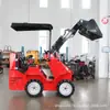 Cargadora Compacta de Ruedas S390, Cargadora Compacta de Operador a Bordo, Carretilla Elevadora Pequeña para Manejo de Residuos en Obra, Interior