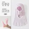 Novas Meias de Yoga com Tiras Cruzadas para Cinco Dedos, Solado Completo Antiderrapante, Dedos Divididos, Meias para Pilates, Dança, Fitness, Chão Em Estoque