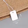 Etiqueta de Precio con Cordón Elástico en Blanco Material de Etiqueta Tarjeta Colgante Joyería Cordón para Joyería Etiqueta de Precio para Joyería