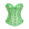Nuevo corsé de estilo europeo y americano transfronterizo con cinta, jacquard, estilo corte, hebilla de acero, control de abdomen, soporte de busto, corsé ajustado