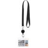 Portatarjetas de certificado de venta transfronteriza de Amazon, cordón de certificado de 1,5 cm, hebilla fácil de tirar, hebilla retráctil fácil de tirar para credencial.