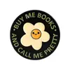 Nuevos Productos Transfronterizos Europeos y Americanos: Broches de Libros, Botellas de Flores, Frascos de Libros, Broches de Metal, Regalos Exquisitos, Venta al por Mayor de Fábrica