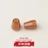 Nuevo tubo redondo mareado de estilo chino, agujero recto, barril recto, forma de azufaifa, agujero grande redondo, cuentas de resina, pulsera de cuentas DIY