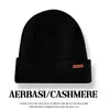 Nueva colección de otoño e invierno: Gorro de punto para mujer, liso, versátil, cálido y grueso, con copa redonda