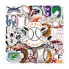 50 beisebol esportes moda adesivos de bagagem graffiti adesivos notebook moda scooter geladeira decoração