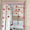 Reino dos Sonhos Cortina de Porta Coração Rosa de Amor Aparência Elegante Popular Decoração de Quarto de Casamento Coração de Menina Cortina de Porta de Quarto de Princesa Pendurada