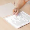 Bloc de Examen para Estudiantes A4 Bloc de Escritorio 8K Transparente Bloc Grande para Escribir Práctica de Caligrafía Tablero de Plástico Antideslizante