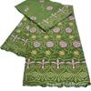 Tela africana de algodón con bordado a presión de 5 yardas, tela de bordado de 2 yardas, tela de encaje de algodón suizo.