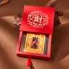 Casa del Tesoro de la Montaña Putuo Pegatina para Teléfono Móvil 2026 Año de Mejora de la Riqueza Decoración Trasera de Funda de Teléfono Móvil Pintada a Mano en Bermellón