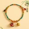 Festival del Bote del Dragón pulsera de cuerda colorida tejida a mano para niños pequeños zongzi Festival de Mayo bolsita con cabeza de tigre cuerda de mano venta al por mayor regalos