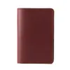 Comércio exterior para fabricantes porta-caderneta de poupança de couro masculino e feminino Vertical Couro de Vaca Simples Bolsa Artesanal Carteira Couro Crazy Horse Atacado