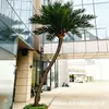 Árbol de coco artificial a gran escala, fibra de vidrio, resistente a los rayos UV, apto para uso en exteriores e interiores, ideal para hoteles, centros comerciales y diseño de paisajes tropicales