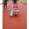Máquina marcadora de pistas de plástico de empuje manual Máquina rociadora de línea única sin rebabas Máquina rociadora de pintura para marcado de estadios