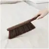 Cepillo limpiador de camas para uso doméstico, herramienta para eliminar el polvo y limpiar camas y sofás, cepillo de cerdas suaves con mango largo para limpieza de dormitorios y kang