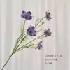 Flores Artificiales Estilo Óleo 5 Cabezas de Hierba Negra Ramas Largas Flor Falsa Arte Hogar Decoración Suave Ventana Decoración de Paisajismo Accesorios de Fotografía