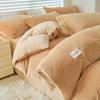 Edredón de invierno, edredón, funda de edredón, un juego de ropa de cama, juego completo de edredón de invierno acolchado y cálido, núcleo individual, dormitorio extraíble y lavable