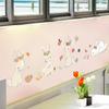Nuevo FX-F202 Dibujo Animado Lindo Conejo Habitación Infantil Jardín de Niños Residencia Pared Fondo Decorativo Adhesivo de Pared Autoadhesivo