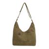 Más Fácil de Combinar Casual Simple Bolso de Hombro de Aspecto Elegante Bolso Tote de Gran Capacidad 2024 Nuevo para Viajero Bolso Cruzado de Pana
