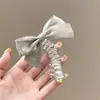 Faixa de cabelo de fio de telefone de mola para crianças, feminina, para rabo de cavalo alto, não machuca o cabelo, corda de cabelo, elástico alto, elástico durável, artefato de trança