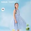 Faldas para Niñas Balabala Vestidos para Niños 2026 Nuevo Vestido de Verano sin Mangas tipo Chaleco Algodón Puro Princesa Dulce