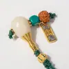 Set de Tres Vías de Vidrio Sherpa Accesorios Hechos a Mano DIY Joyería de Moda con Arena Oro Cobre Accesorios Chapados en Oro