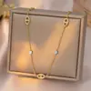Colar de Aço Titânio com Franjas e Pingente Nariz de Porco Estilo Europeu e Americano de Luxo Leve para Mulheres, Corrente de Clavícula Longa em Camadas Exquisita e de Alta Qualidade para Outono e Inverno