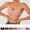 Sujetador Inalámbrico para Mujer, Sujetador Deportivo Talla Grande, Hermosa Espalda Push-Up Estilo Camisola Sujetador de Yoga Sin Costuras para Mujer