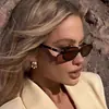 Óculos de Sol Pequenos Estilo Coreano Óculos de Sol Simples Personalizados da Moda Estilo Europeu Óculos de Sol para Fotos de Rua Tendência Masculino e Feminino Óculos de Sol Protetores