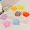 Flor de Color Sólido que Brilla en la Oscuridad Base Giratoria Accesorios de Resina para Bricolaje Accesorios de Adorno Giratorio Jingdezhen