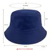 Sombrero de Pescador Liso para Adulto Hecho a Medida, Sombrero Multicolor de Algodón Puro para Protección Solar, Bordado y Letras Personalizadas Ligeras, Al Por Mayor en Stock