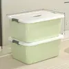Caja de Almacenamiento Engrosada para Ropa, Juguetes, Snacks de Casa y Coche, Caja de Almacenamiento de Respaldo, Caja de Almacenamiento tipo Canasta de Plástico