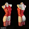 Lingerie Sexy com Renda e Suspensórios, Meias Tudo-em-Um, Uniforme, Puro Desejo 8972