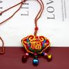 Pulsera de cuerda de cinco colores del Festival del Bote del Dragón collar zongzi tejido a mano niños estudiante bendición cabeza de tigre año de nacimiento cuerda de mano