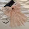 Bufanda de Encaje de Perlas de Princesa Elegante Nueva para Mujer Primavera y Otoño, Bufanda Delgada Hueca Dulce para Cuello Primavera y Verano