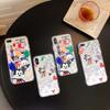 Minnie Mickey para Apple 12promax Funda de Teléfono iPhone15pro Funda Blanda para Pareja 14 Transparente Todo Incluido
