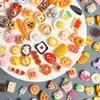 Simulação miniatura comida brincar misturado mini pequena garrafa de vinho garrafa de bebida atacado resina acessórios diy ornamentos garrafa estéreo