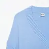 Suéter de Moda para Mujer 2026 Estilo Europeo y Americano Casual Simple Holgado Tacto Suave Tejido de Punto Cuello en V A37373
