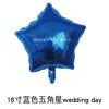 Globos de Estrella de Cinco Puntas de 18 pulgadas, Globos de Corazón de Papel de Aluminio, Globos al por Mayor de Fábrica Original con Diseños Impresos para Decoración de Ambiente