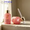 En stock: Botella de vidrio transparente de 30 ml con hombro inclinado y gotero de goma para aceites esenciales, lociones, sueros y cosméticos