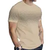 Camiseta de manga corta de verano para hombre de marca independiente con estampado 3D, suéter deportivo casual, camiseta de cuello redondo para hombre