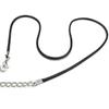 Colar de Cordão de Couro Preto Atacado Cordão para Pingente Cordão para Joias Cordão de Segurança Joias DIY Cordão Trançado à Mão Cordão de Couro Gargantilha de Cordão de Couro