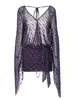 Novo Vestido Sexy de Malha Texturizada Transparente Sem Costas com Cadarço e Design Bodycon, Estilo Ins Europeu e Americano