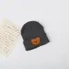 Gorros Infantiles para Otoño e Invierno, Lindos Gorros de Lana Finos de Oso para Niños, Gorros Tejidos Súper Lindos para Niños y Niñas, Bebés y Niños Pequeños