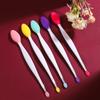 Escova de Silicone para Nariz Escova de Cravos Escova para Nariz Escova Dupla para Lábios Limpeza Facial Escova para Nariz Silicone de Limpeza para Nariz Escova para Nariz