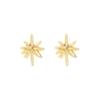 571 Estilo coreano INS nicho luz design de luxo minimalista versátil pequena estrela brincos prata esterlina S925 textura feminina