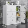 Gabinete de Metal para Mochilas de Aula con Cerradura Almacenamiento Gabinete de Acero Gabinete de Almacenamiento para Vestuario de Empleados Gimnasio Gabinete de Almacenamiento Multipuerta